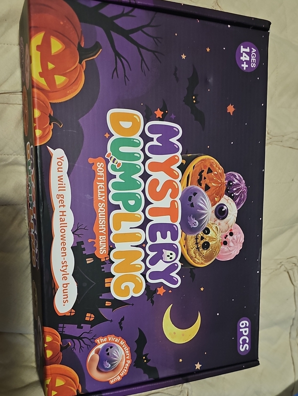 Source Unknown Mystery Dumpling Halloween Plush Set - Purple & Orange